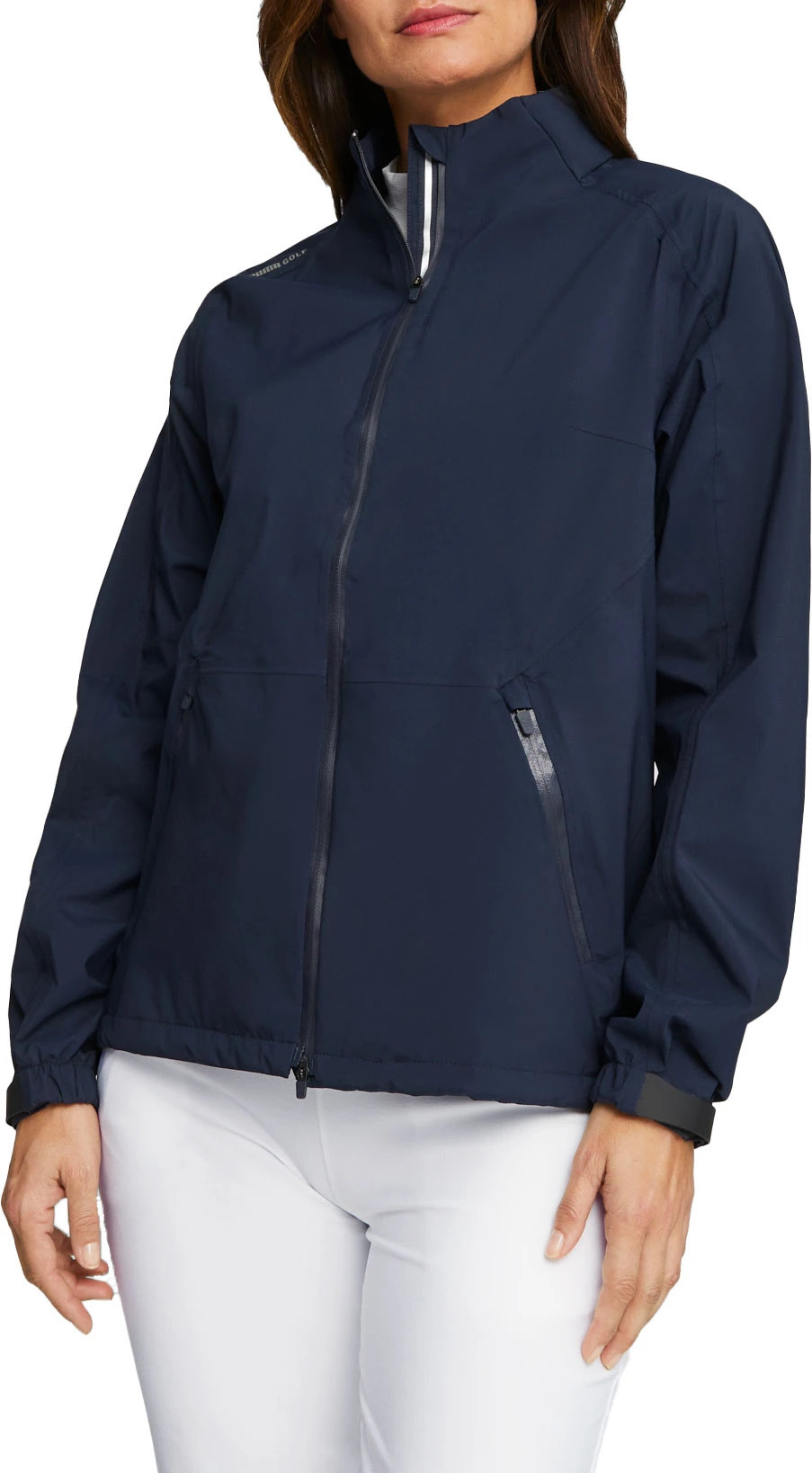 PUMA Women's Long Sleeve Full Zip DRYLBL Golf Rain Jacket, Small, Navy Blazer | DICK'S Sporting Goods