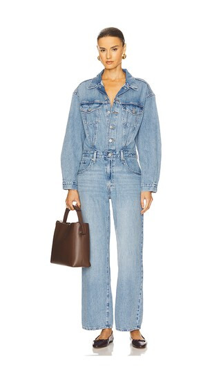 Baggy Jumpsuit in Candle Light | Revolve Clothing (Global)