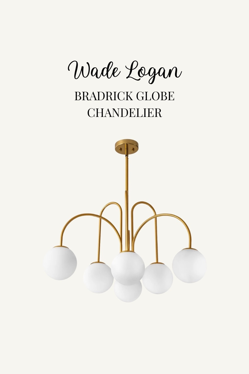 Shop the Bradrick Globe Chandelier  by Wade Logan!
