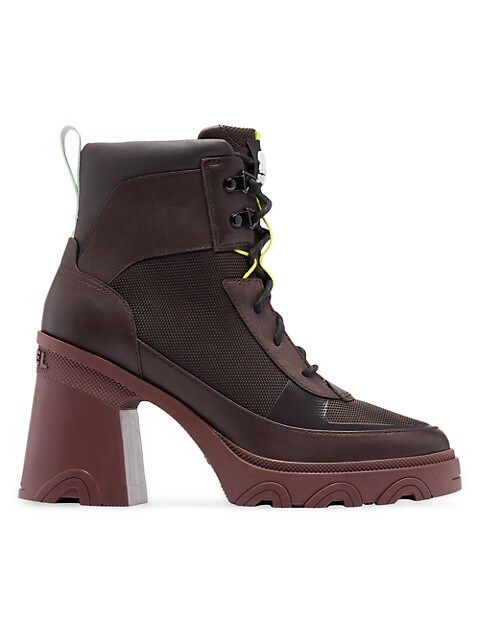 Sorel Brex Heel Leather Lace-Up Boots | Saks Fifth Avenue