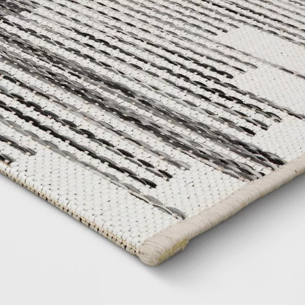 Graphic Steps Outdoor Rug Black - Project 62™ | Target