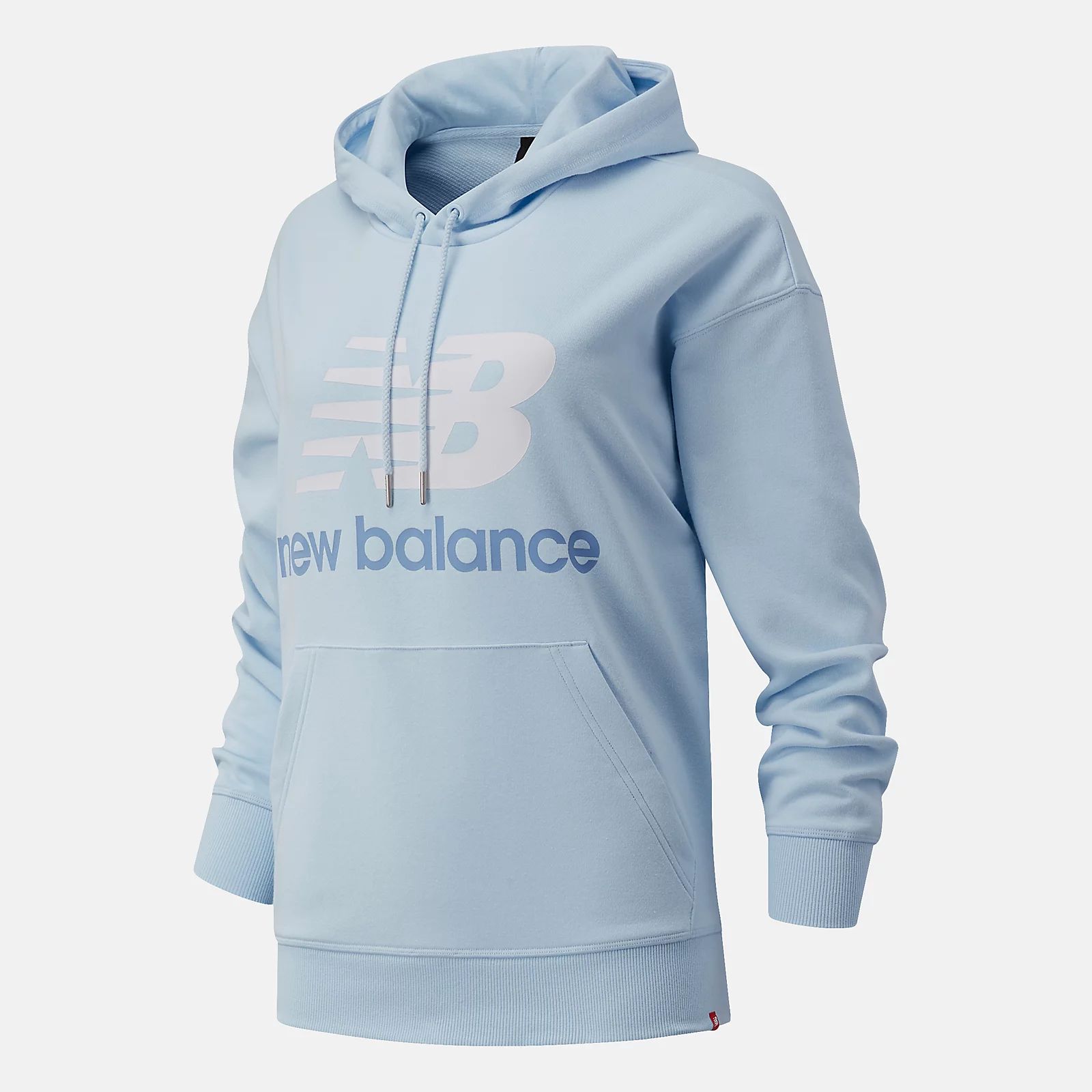 NB Essentials Stacked Logo Oversized Pullover Hoodie | New Balance (UK)
