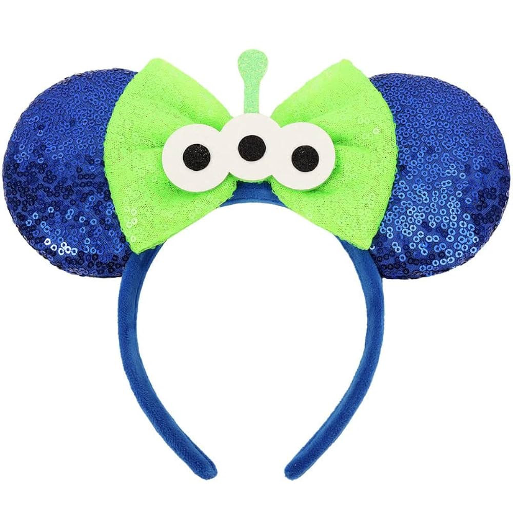 Mouse Ears Headbands, Sequin Mouse Ears for Women Girls Boys, Shiny Bow Headband for Cosplay Part... | Amazon (US)