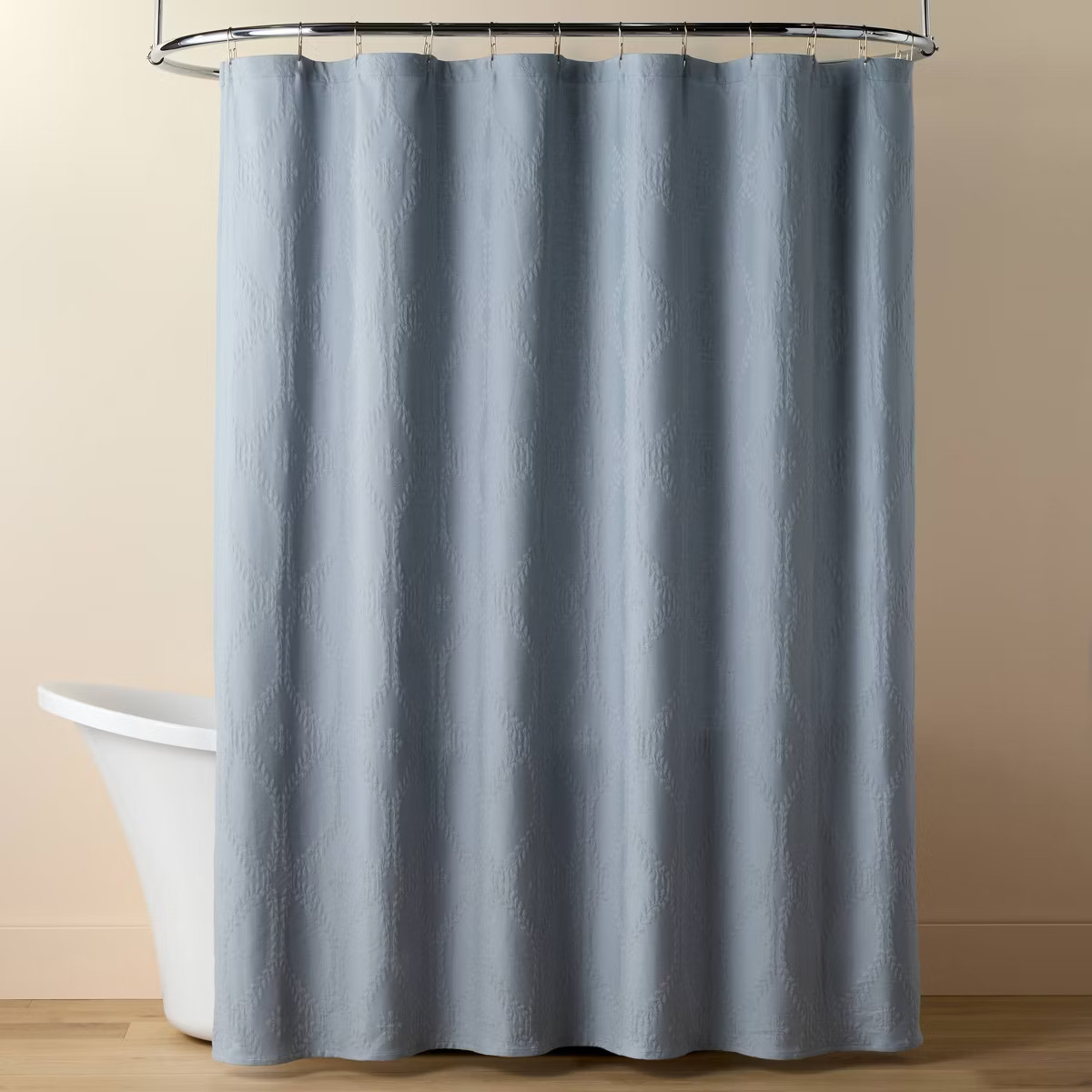 Trellis Pattern Shower Curtain Washed Blue - Hearth & Hand™ with Magnolia | Target