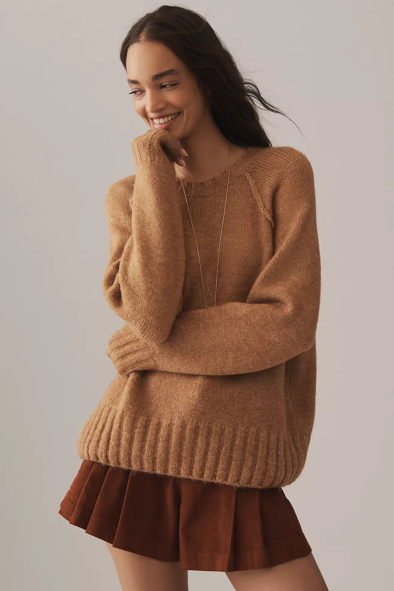 The Cline Chunky Crew-Neck Sweater | Anthropologie (US)