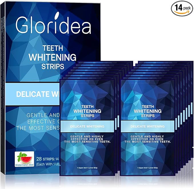 Gloridea Teeth Whitening Strips, Watermelon Flavor White Strips for Teeth Whitening, Pack of 28 S... | Amazon (US)