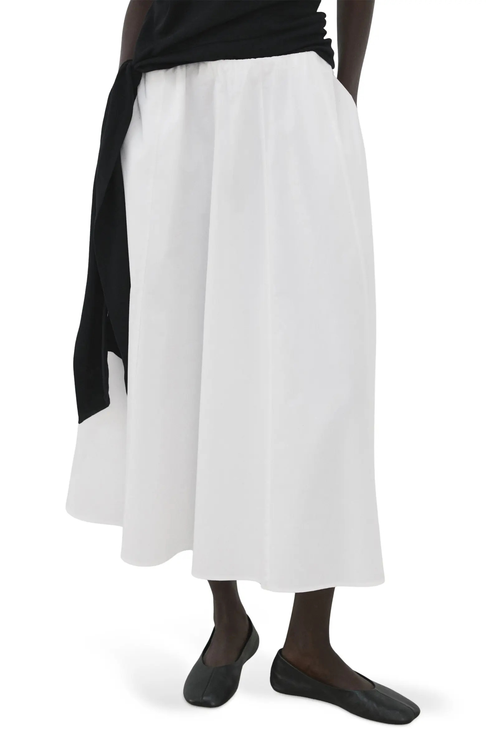 Falda Newcreta Cotton A-Line Skirt | Nordstrom