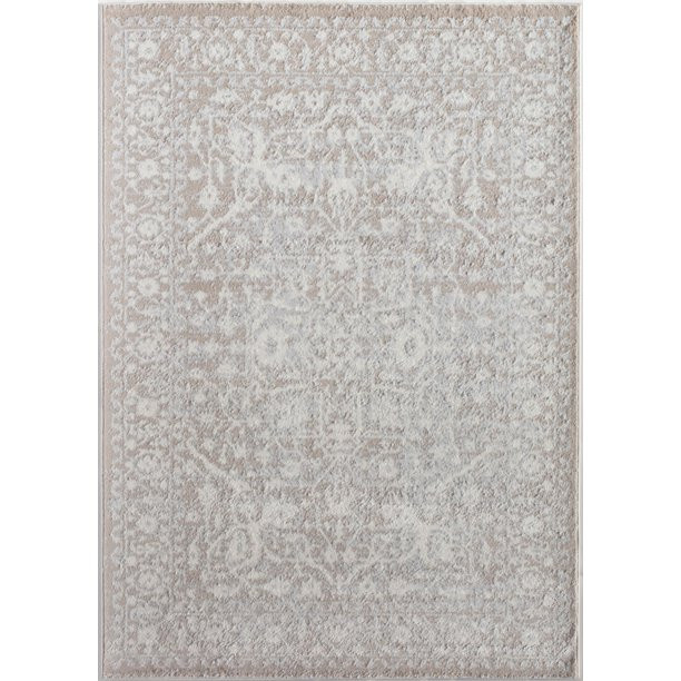 Rugs America Lennox LX20A Vanilla Oriental Transitional Cream Area Rug, 8'x10' - Walmart.com | Walmart (US)
