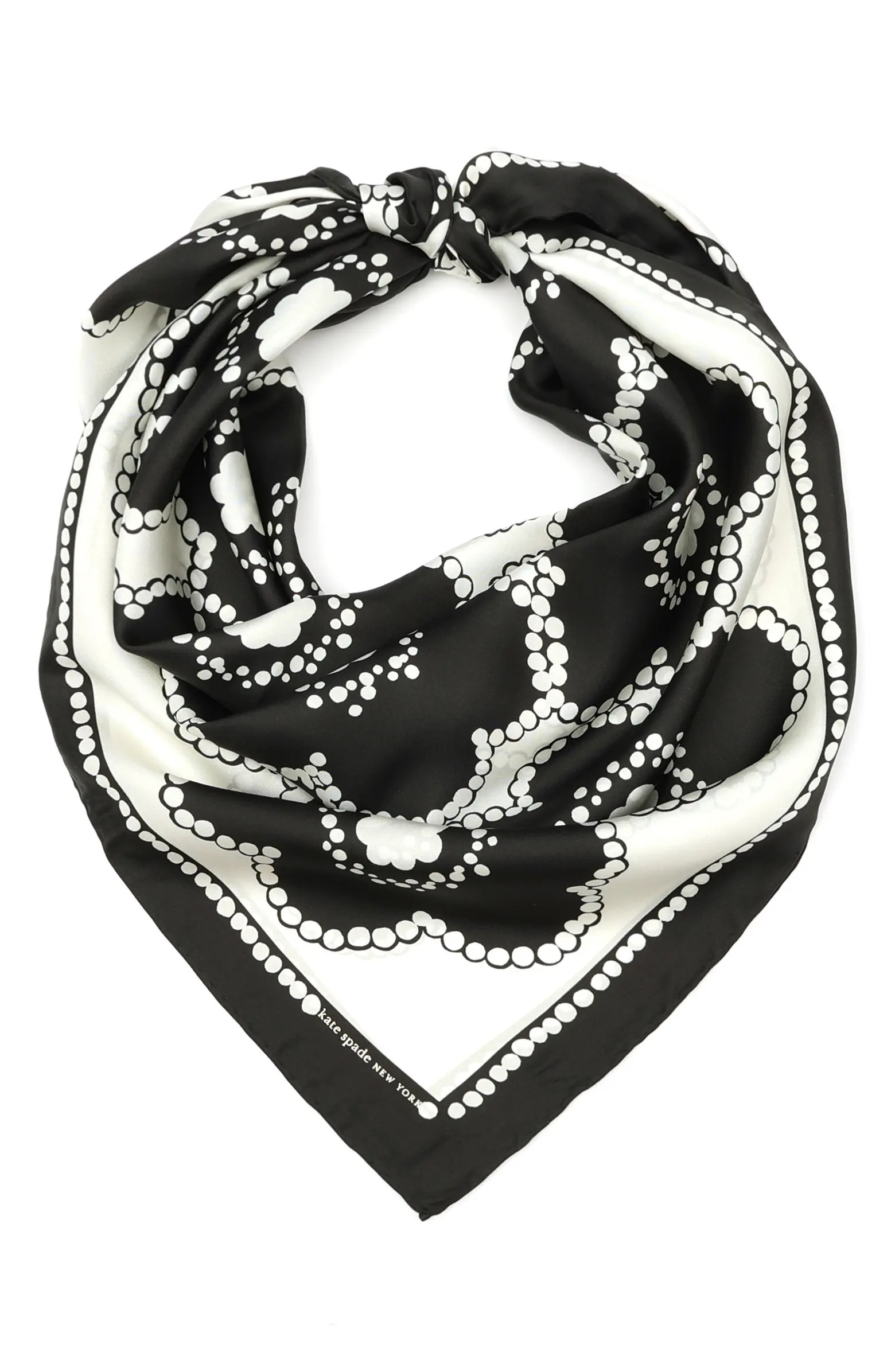 pop flower silk square scarf | Nordstrom