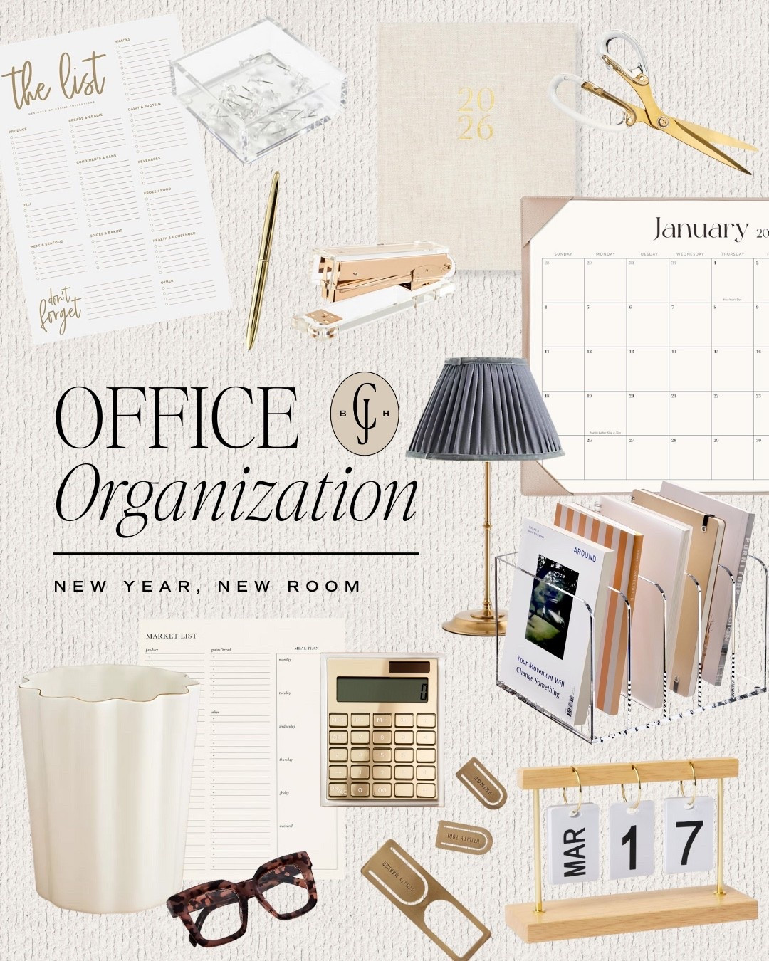 Organizational pieces I’m taking into the New Year for the home office or family station! 

#LTKHome