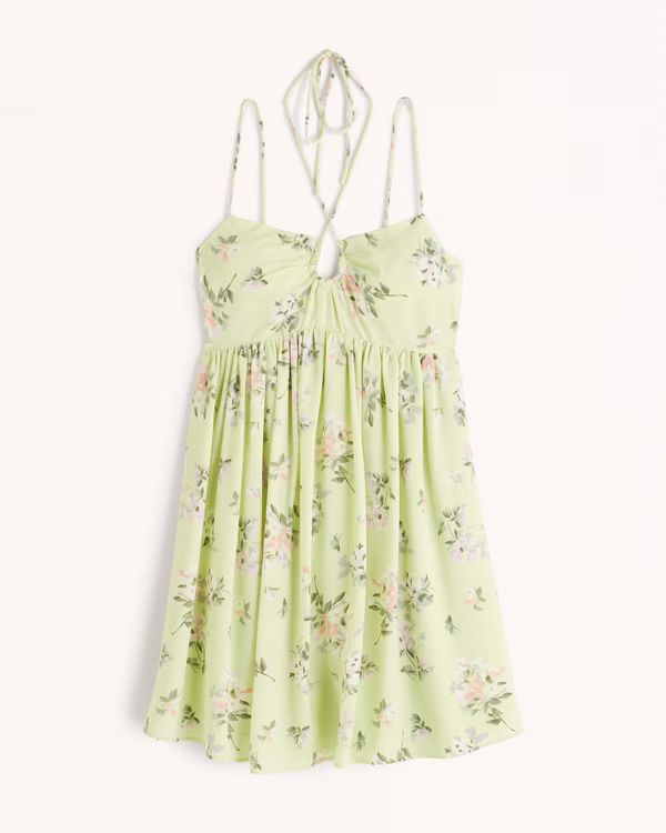 Strappy Flirty Mini Dress | Abercrombie & Fitch (US)