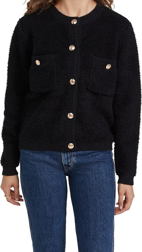 Line & Dot Women's Khloe Boucle Cardigan | Amazon (US)