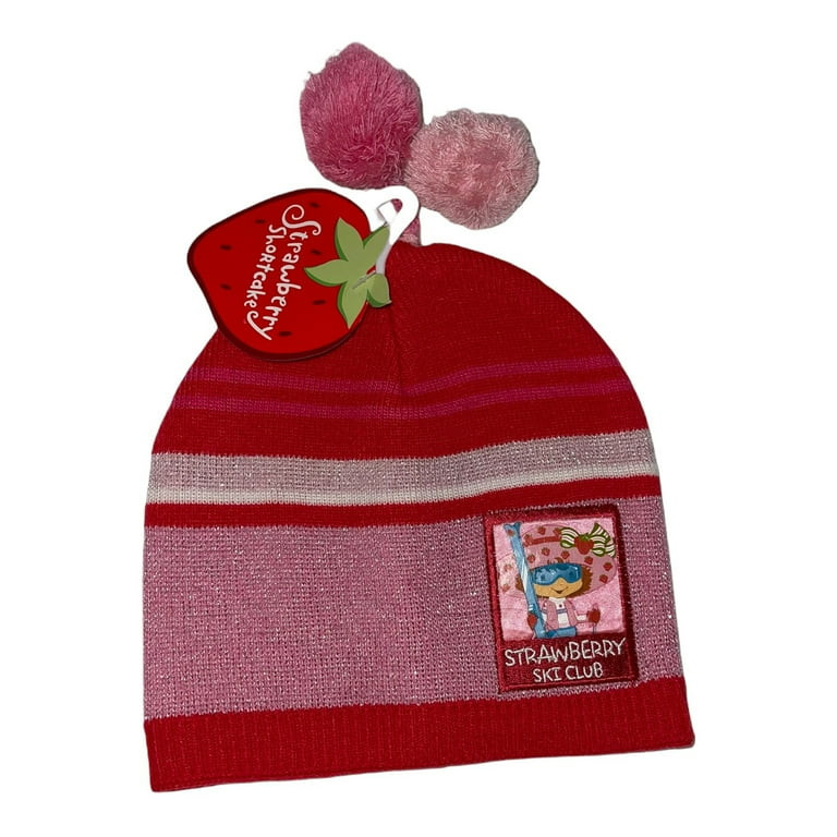 Strawberry Shortcake Berry Cool Red/Pink Beanie Ski Club | Walmart (US)
