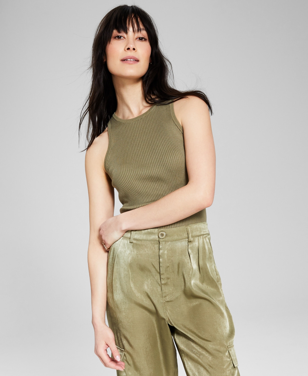 And Now This Women's Sweater Tank Top | Macys (US)