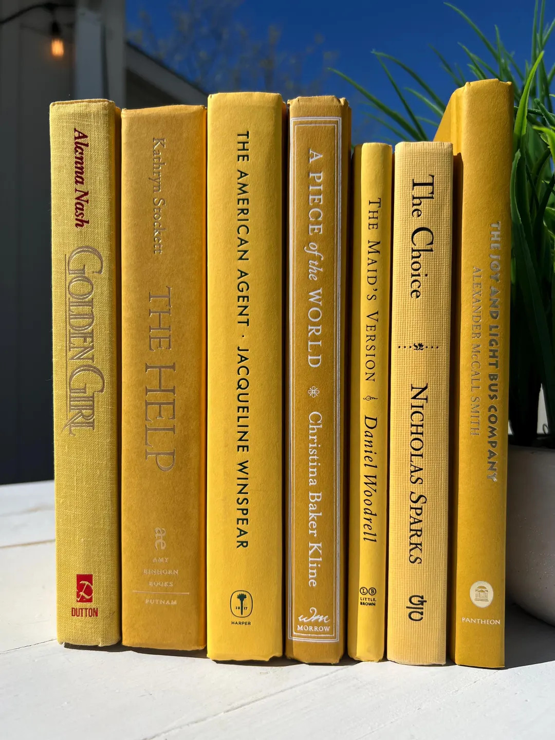 Yellow and Gold Decorative Book Bundles, Bright Yellow and Gold Books, Mustard Yellow Book Bundle... | Etsy (US)