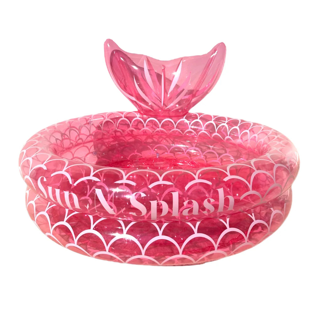 Sun N Splash Mermaid Pool Pink Inflatable Kids | Walmart (US)