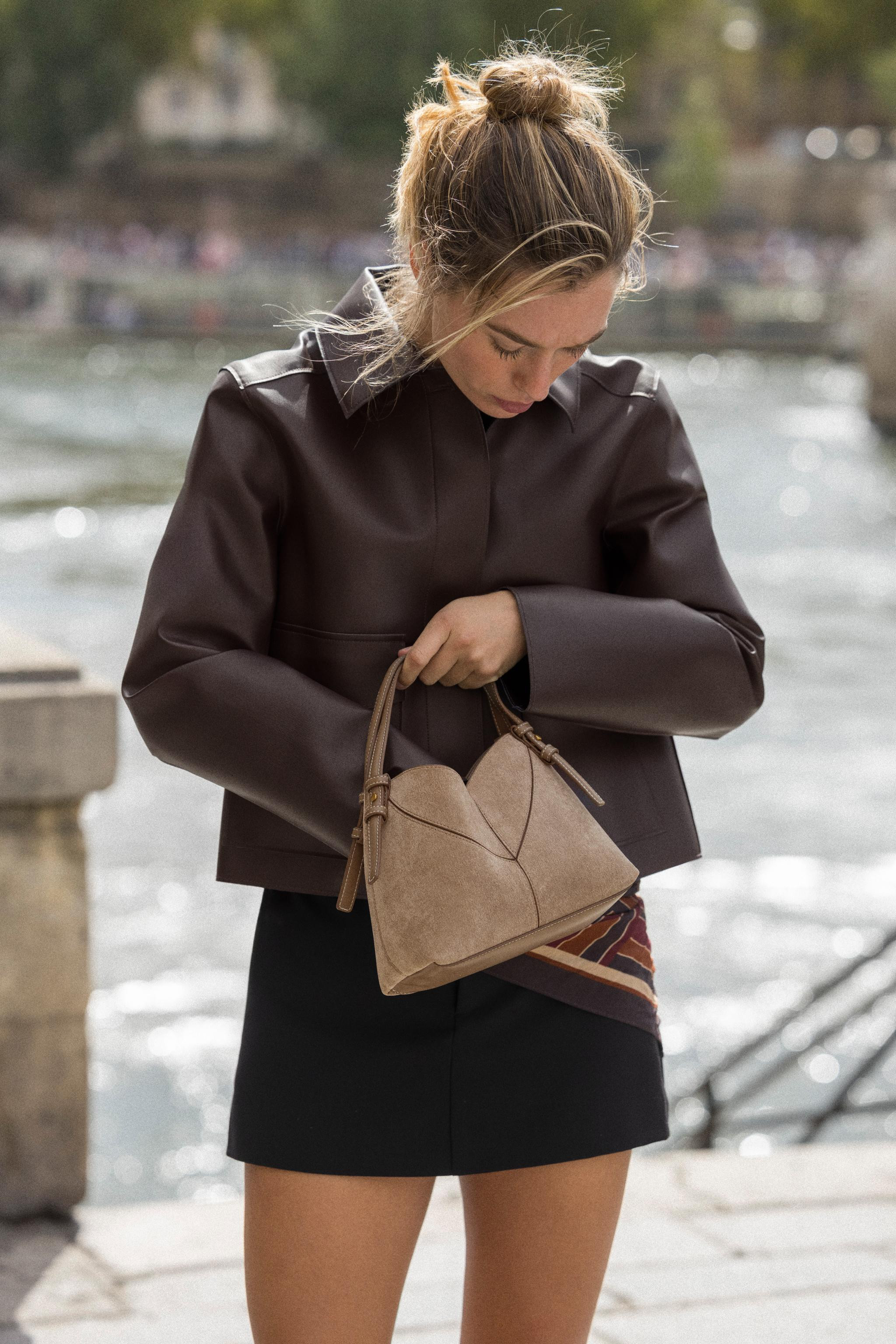 TOPSTITCH MINI TOTE BAG | Zara UK