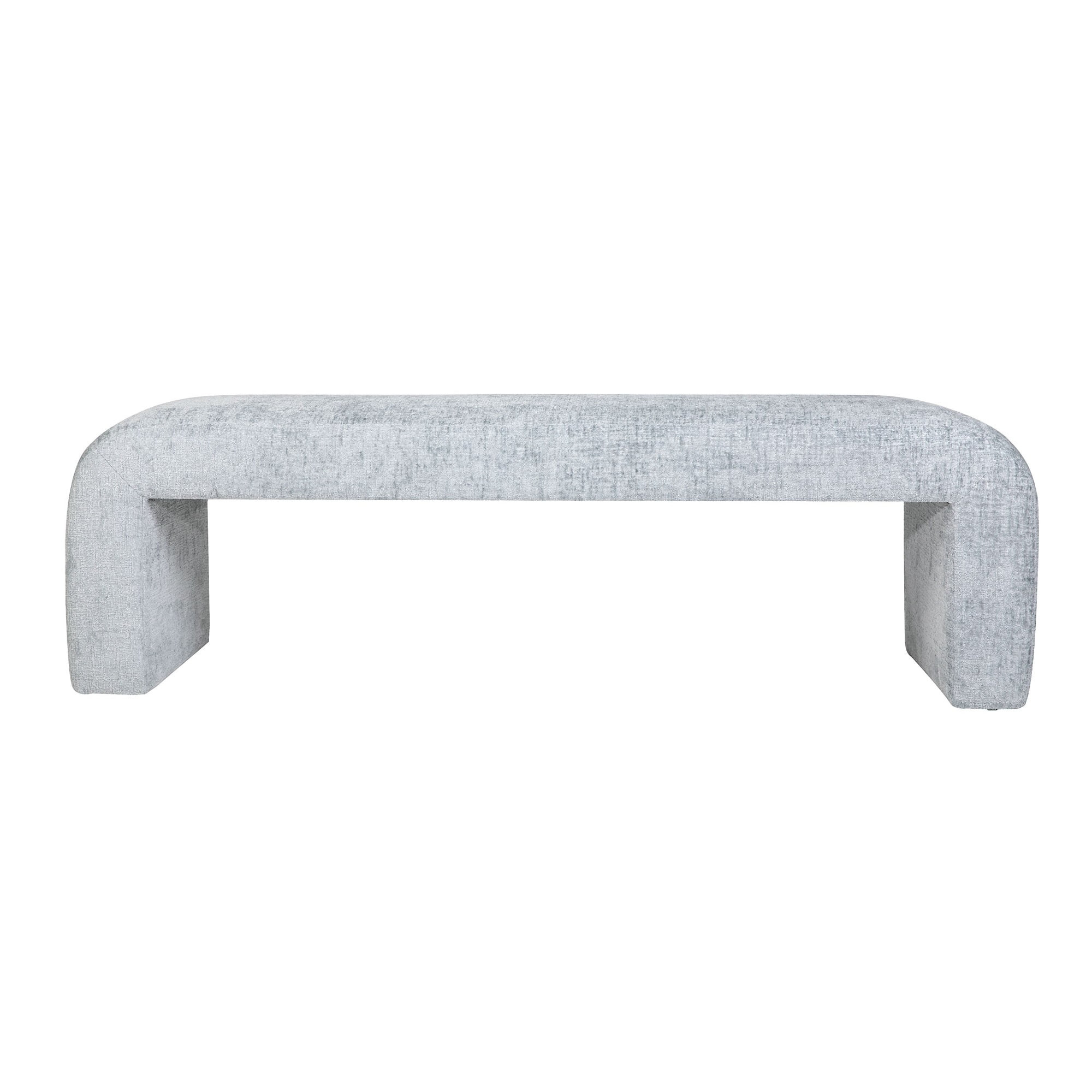 Sophia Modern Luxury Curved Upholstered Jacquard Bench - Large | Walmart (US)