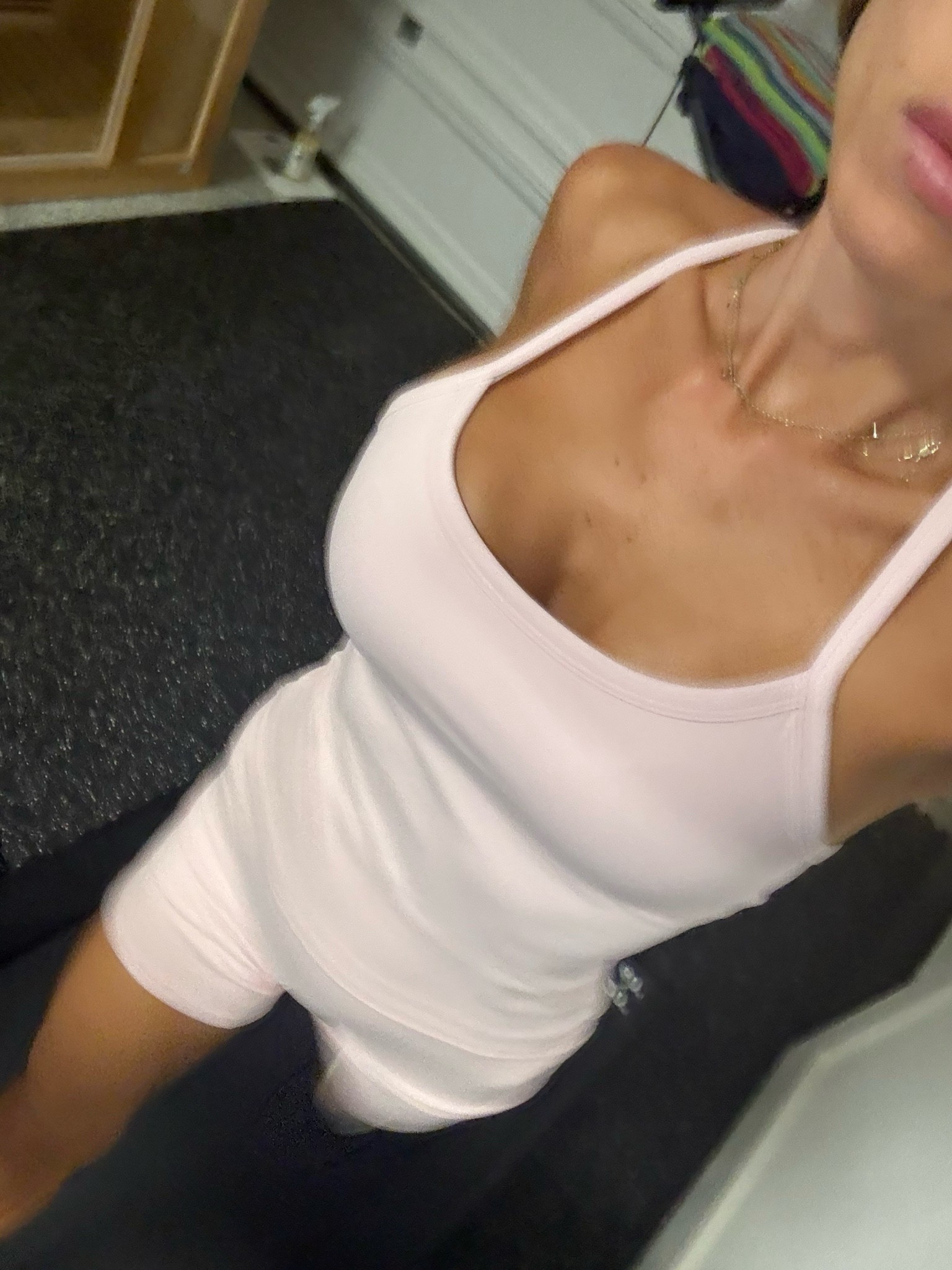Been loving this light pink workout matching tank and bike shorts set - wearing xs and has a nice thick material

#LTKPetite #LTKfitnessgoals #LTKActive