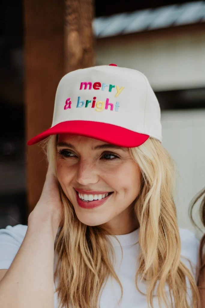Merry & Bright (Multi) Vintage Trucker Hat | Katydid