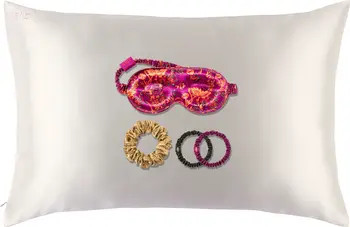 slip The Icons Edit Pillowcase, Mask & Scrunchies Set USD $170 Value | Nordstromrack | Nordstrom Rack