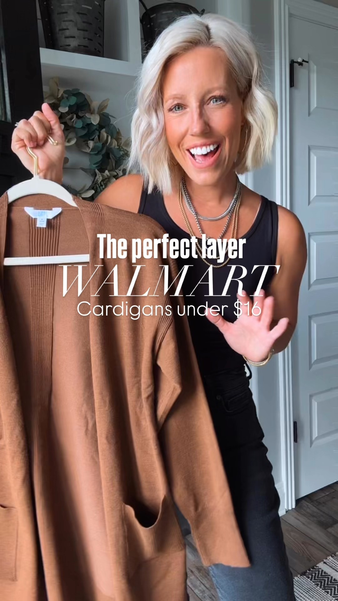 I love the length of these button down cardigans this year!! Perfect to layer for work or casually too!!! 
⬇️⬇️⬇️
Cardigan small
Tanks medium
Jeans size 6 (roomy fit)




#LTKWorkwear #LTKStyleTip #LTKFindsUnder50