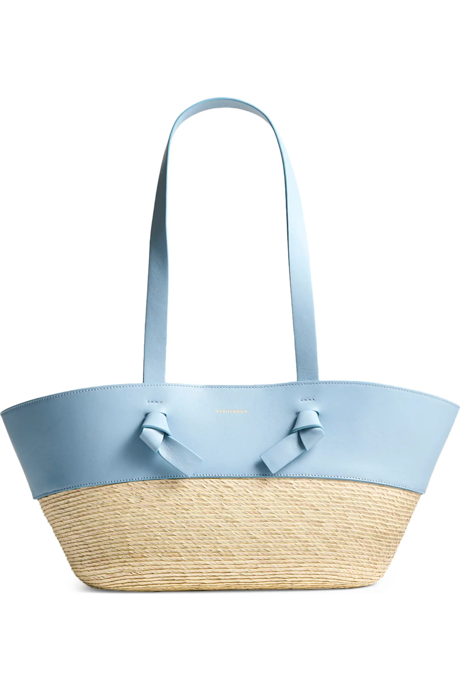 Knot Leather & Straw Basket Tote (Women) | Nordstrom | Nordstrom