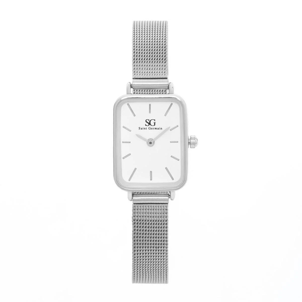 Relógio Saint Germain Brand Square Harlem Silver Feminino - Prata | Netshoes (BR)