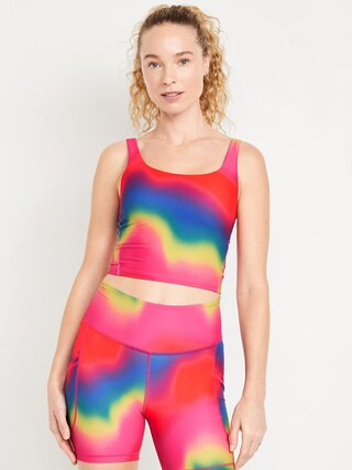 Light Support PowerSoft Longline Sports Bra | Old Navy | Old Navy (US)