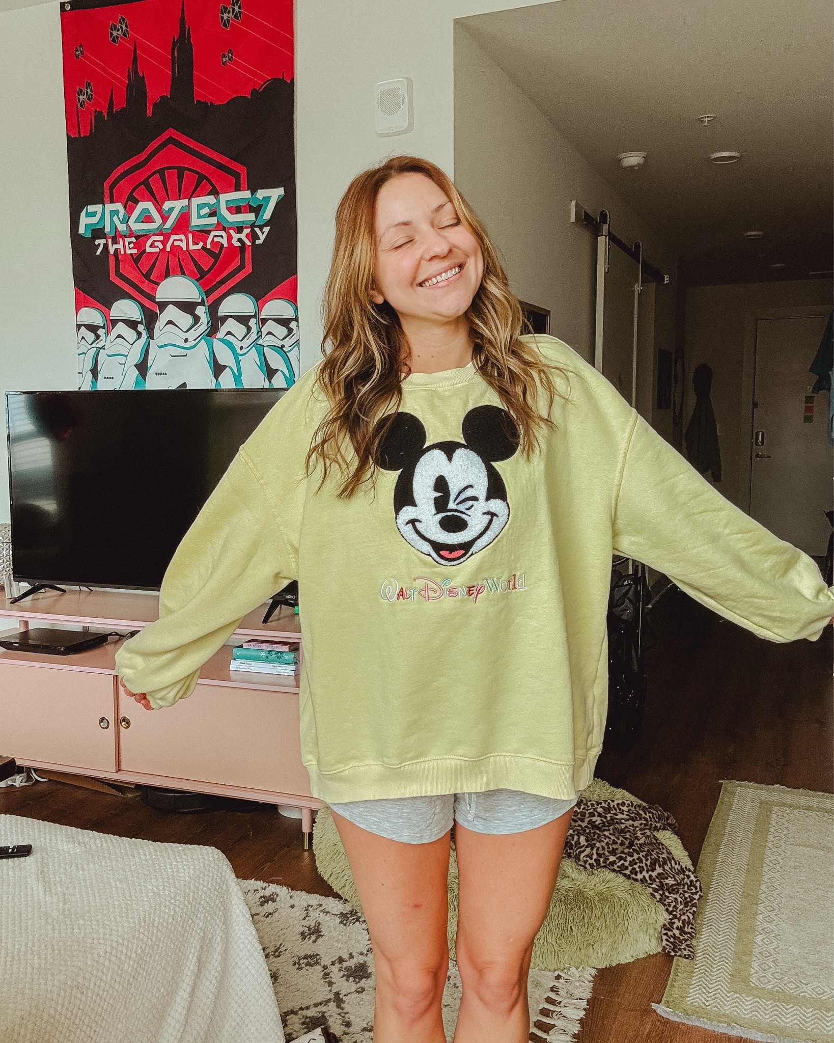 this yellow Mickey sweatshirt is my new favorite!! 💛 

Disney Store, shopdisney, disney world, Disney merch, disney ootd, disney girls, disney world outfits, Disney accessories 

#LTKFindsUnder100 #LTKTravel #LTKActive
