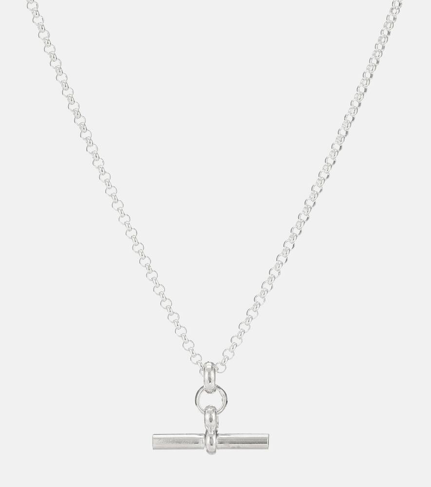 Small T-Bar silver necklace | Mytheresa (INTL)