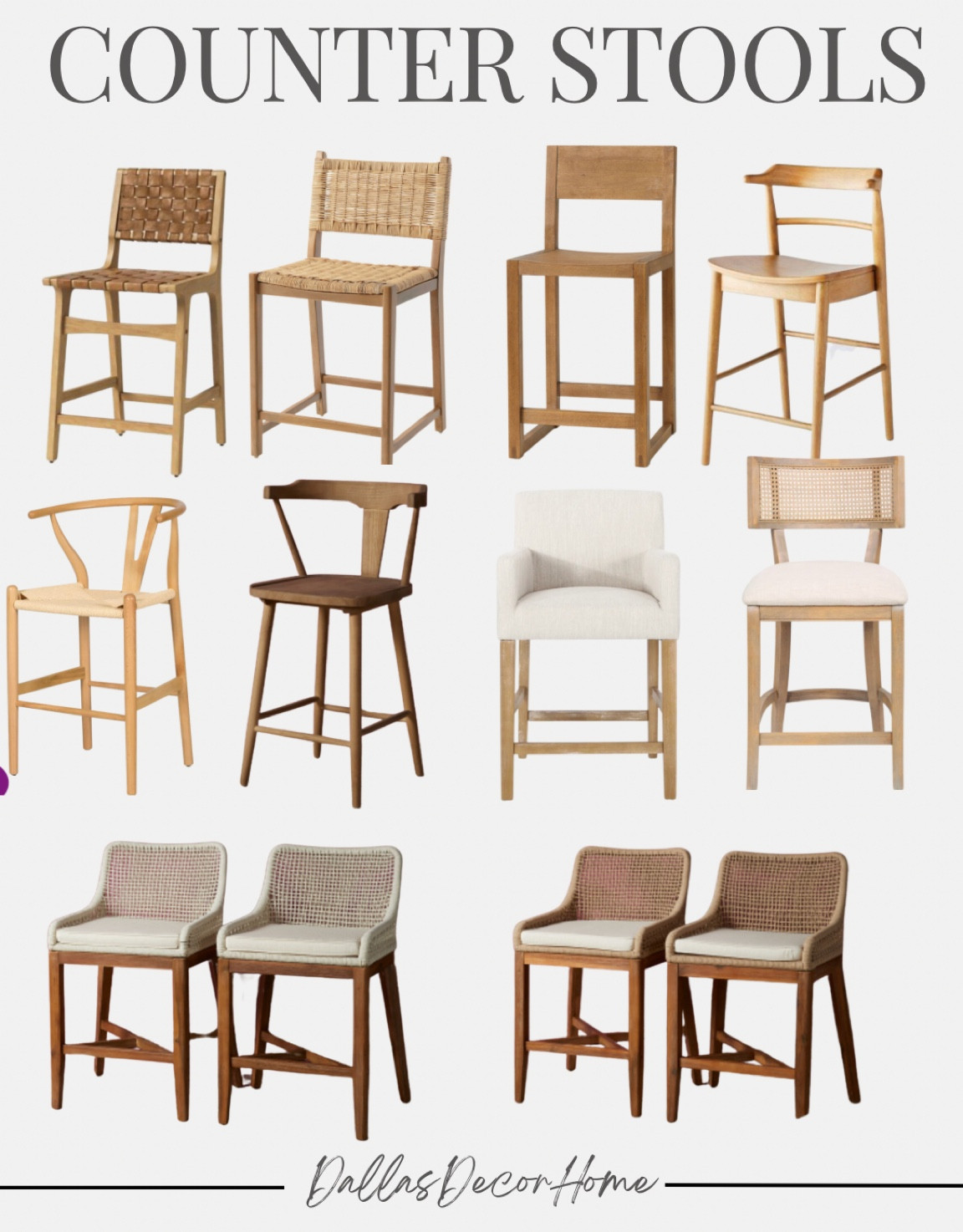 Counter stools
Bar stools
Kitchen decor
Kitchen design
Home decor

#LTKhome #LTKFind