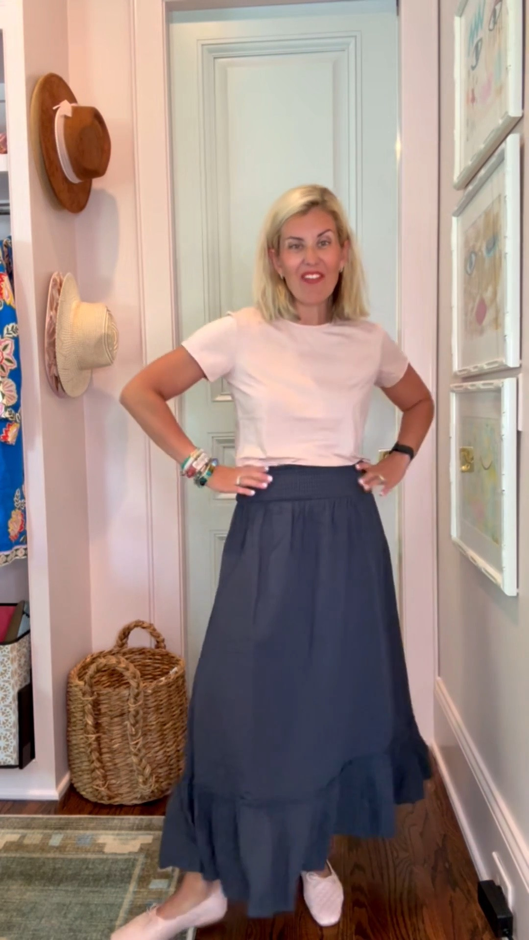 Basic (yet never boring) which means it wins in versatility (aka mix and match ability). Yall, @quince gives us the best quality at affordable prices combined with class style. That’s a win if you ask me!  Sizing:  Jumpsuit- small petite
Dress- small Tee- xs  Skirt- xs
Short sleeve sweater- xs
Stripe sweater- xs  #quincepartner