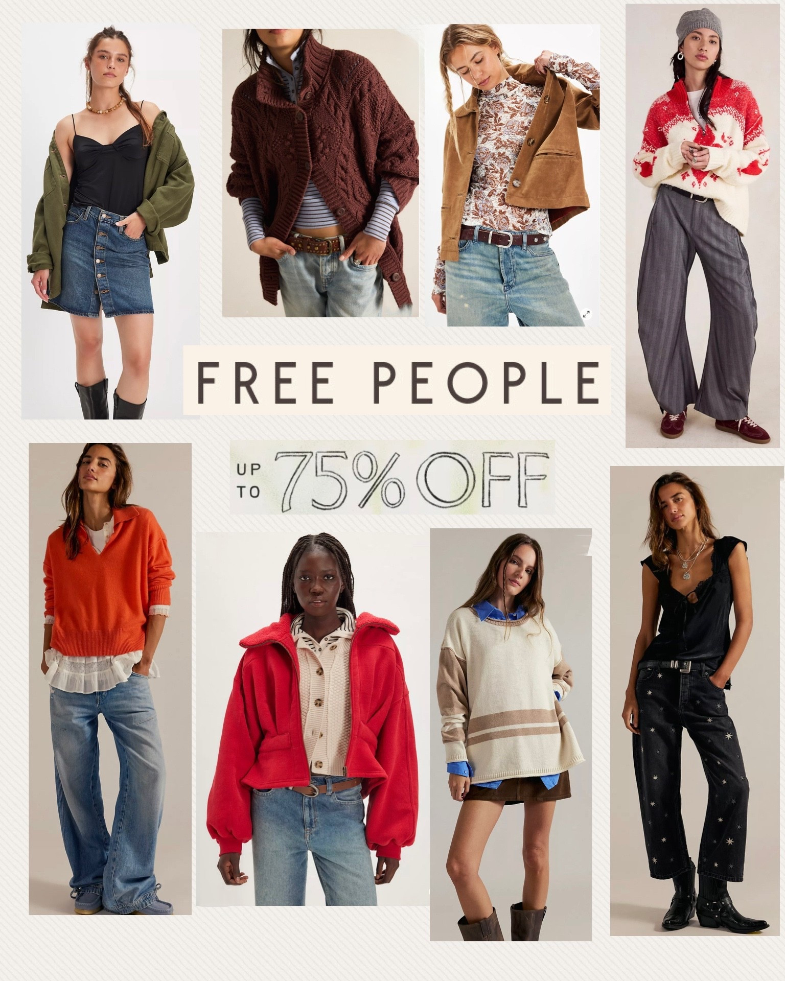 Free People up to 75% off sale! 



#LTKWorkwear #LTKSaleAlert #LTKSeasonal