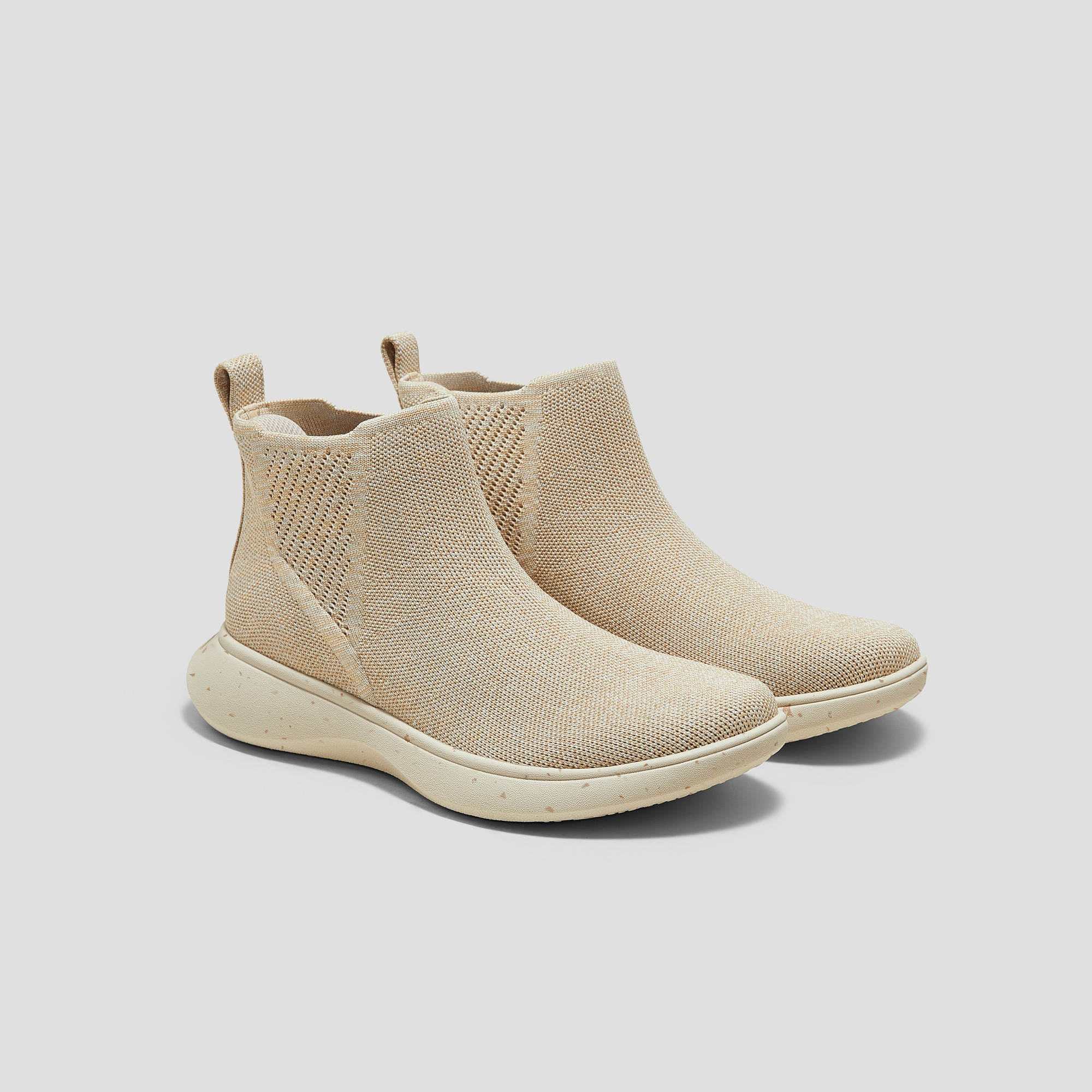 VIVAIA Round-Toe Slip-On Sneaker Boots (Urban Boots)|SAND|EU 45 | VIVAIA