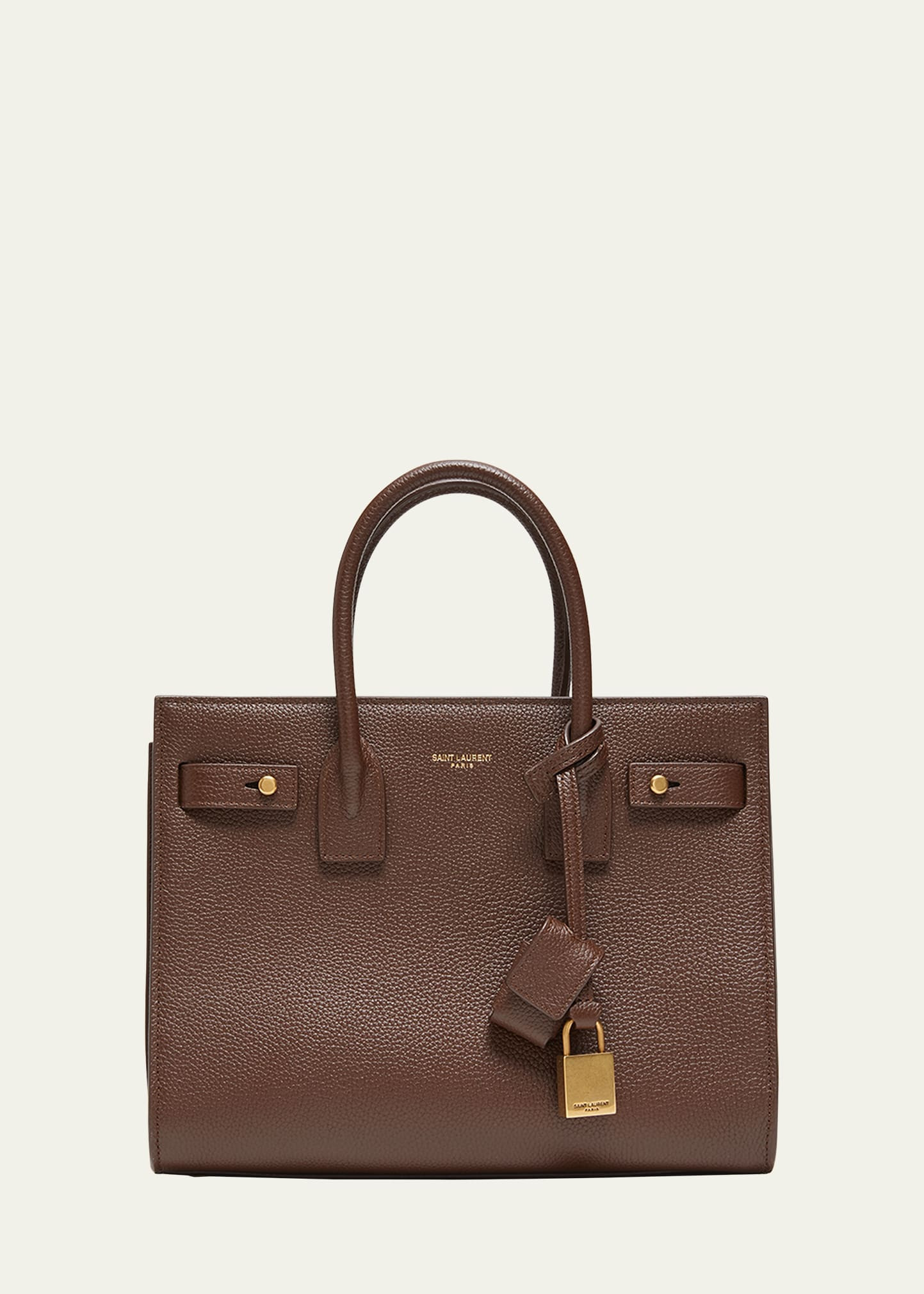 Saint Laurent Sac De Jour Baby Top-Handle Bag in Grained Leather | Bergdorf Goodman