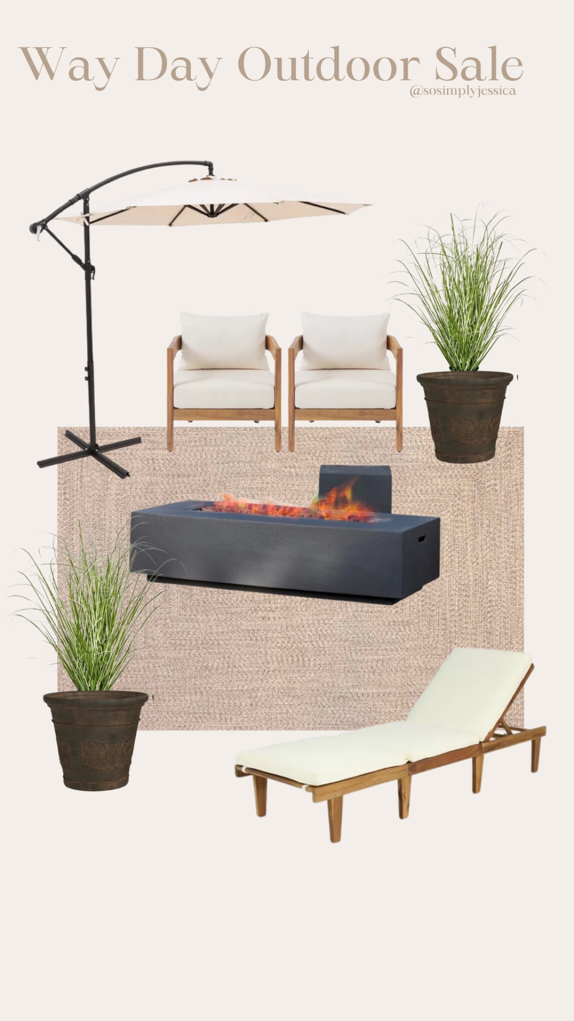 Way Day Sale
Wayfair 
Outdoor finds 
Fire pit 
Planters 

#LTKsalealert #LTKFind #LTKhome