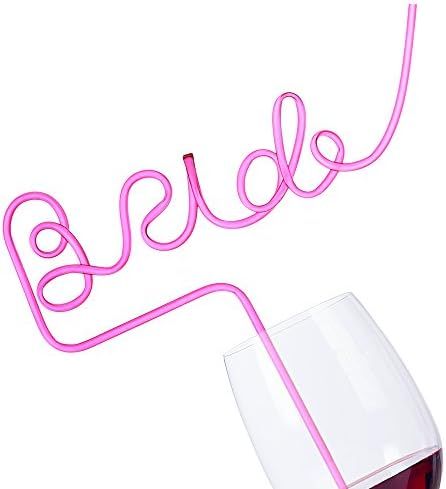 Felitsa Bride Straw for Bachelorette Party - Best Bridal Shower Decoration and Bridesmaid Gift | Amazon (US)