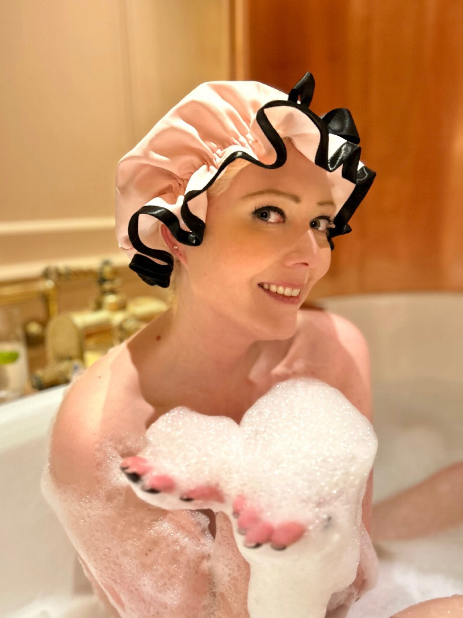 Stocking filler idea for the lady in your life. Shower Goddess make the most adorable 1950s vintage inspired shower / bath caps, stocked by Fortnum and Mason no less! 🛀 

#christmasgiftidea #stockingfiller

#LTKgiftguide #LTKbeauty #LTKuk