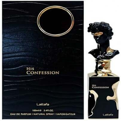 Lattafa His Confession For Men Eau De Parfum Spray, 3.4 Ounce / 100 Ml | SHEIN