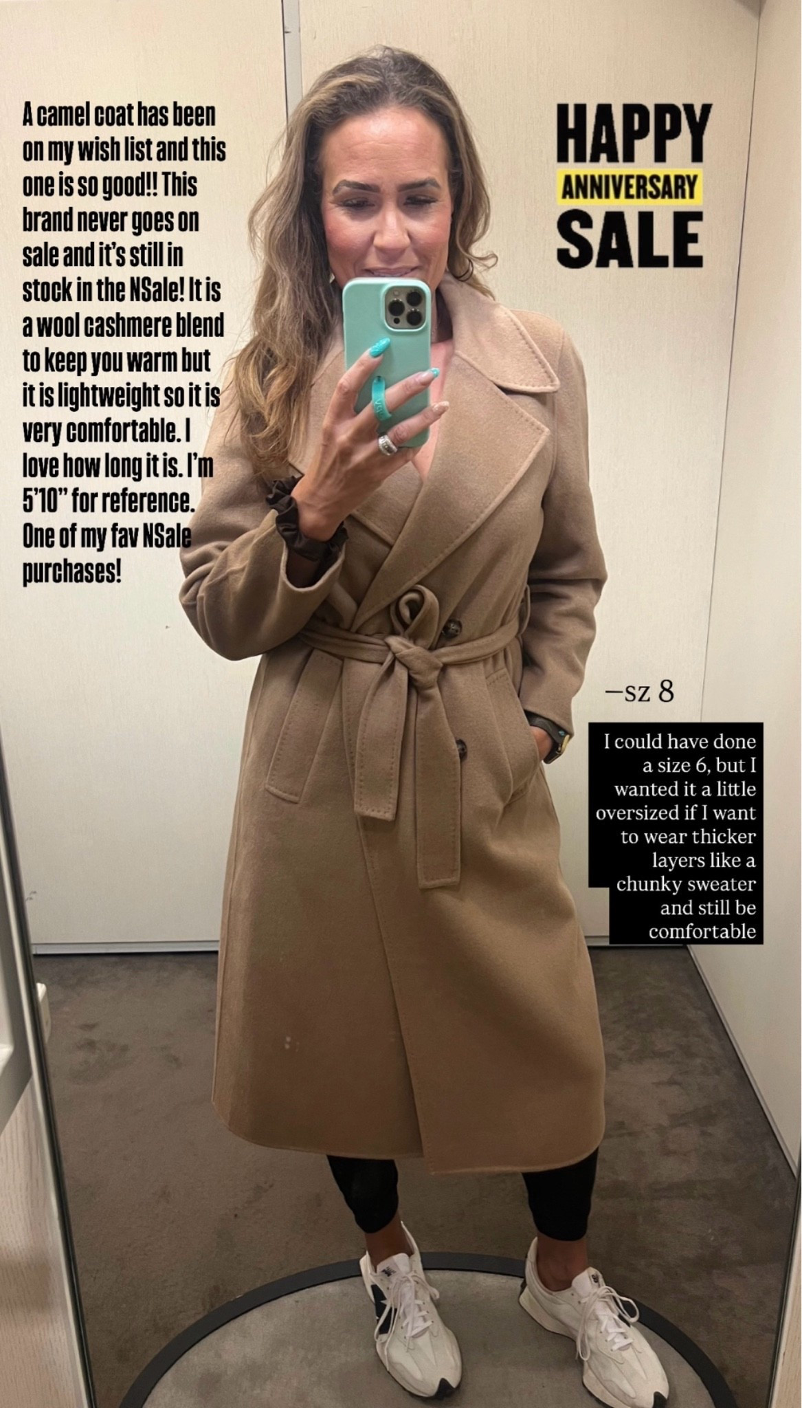 One of my fav NSale purchases is this beautiful camel coat!! Nordstrom Anniversary Sale 2026! NSale 2026, Best of Nordstrom Sale, best of NSale, NSale top picks still in stock @nordstrom    #LaidbackLuxeLife

Coat: 8
Sneakers: Run TTS

Hey Beautiful! Feel free to comment on this post if you have any questions! 🫶🏽

Follow me for more fashion finds, beauty faves, lifestyle, home decor, sales and more! So glad you’re here!! XO, Karma

#LTKootd #LTKSaleAlert #LTKmomlife