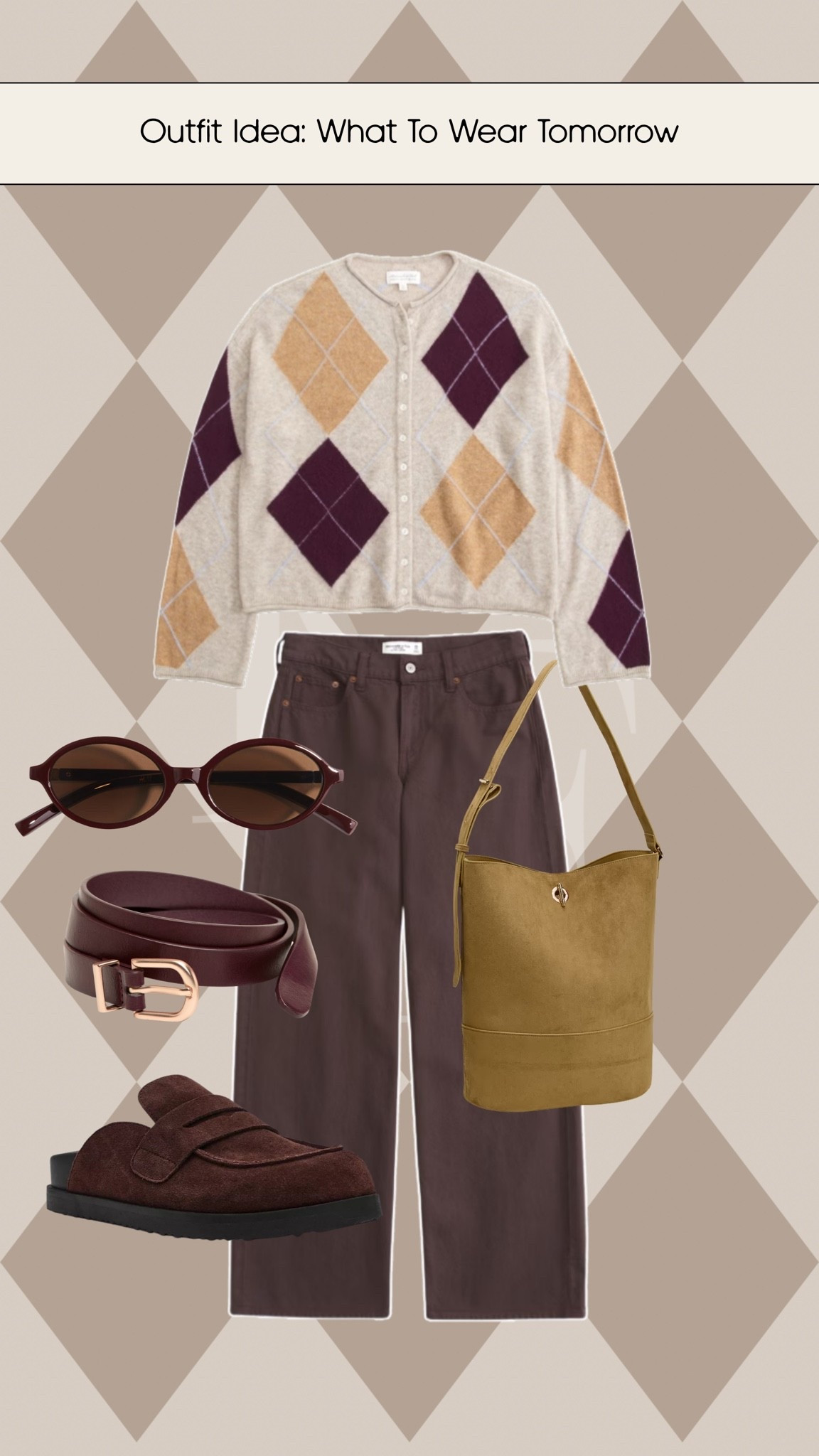 Fall outfit idea: patterned sweater and a pop of color

Seasonal fits don’t have to be boring! A patterned sweater accentuated with a colored bag brings the whole fit together!


Fall fashion ideas, seasonal selects, argyle, mustard yellow

#LTKgrwm #LTKootd #LTKSeasonal