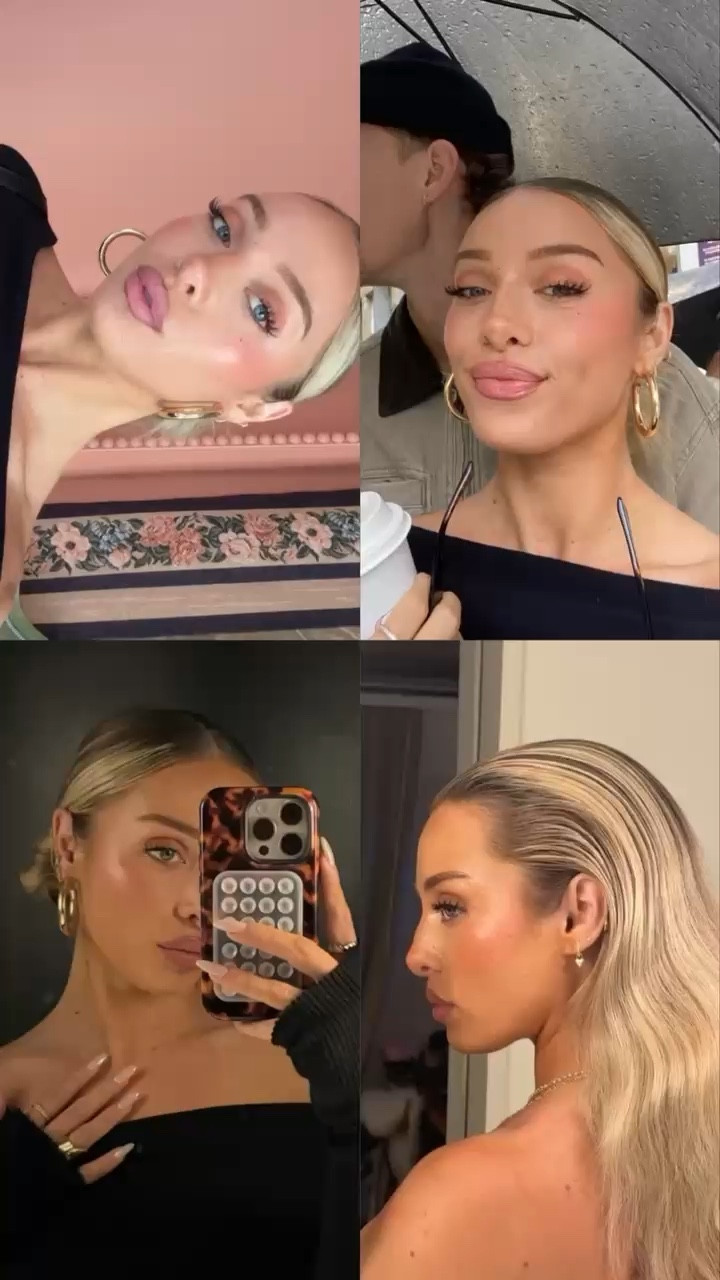 A peachy 🍑 makeup tutorial 

Products and shades:
Under eye corrector: Charlotte Tilbury shade 2 
Foundation: Haus labs shade 220 
Bronzer: milk shade baked 
1st cream blush: by Ella rose shade palomino (can’t be linked)
2nd cream blush: milk shade burst 
Concealer: hour glass shade oat 
3rd cream blush: charlotte tilbury shade pinkgasm 
Setting powder: huda beauty shade pound cake 
Glowy powder blush: rare shade cheer 
Eyeliner: urban decay shade whiskey 
Palette: tarte tartlette 
Lashes: kiss products #11 
Brows: ABH shade soft brown 
Mascara: tarte tubing mascara 
Highlight: Dior 
Lip liner: Huda beauty shade muted pink 
Lipstick: merit beauty shade millennial 
Gloss: Fenty shade fu$$y 
Freck
Setting spray: urban decay and one size 

#LTKStyleTip #LTKBeauty #LTKSeasonal