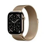 Apple Watch Series 11 GPS + Cellular 46mm Gold Titanium Case with Gold Milanese Loop - S/M - Walm... | Walmart (US)