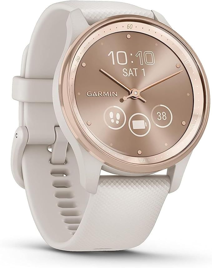 Garmin vívomove Trend, Stylish Hybrid Smartwatch, Long-Lasting Battery Life, Dynamic Watch Hands... | Amazon (US)