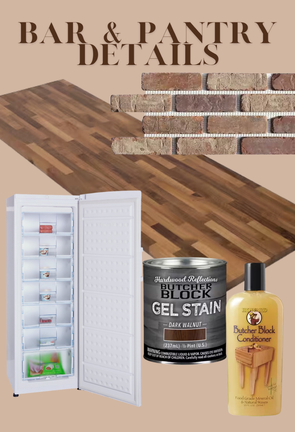 Butcher Block Countertops DIY & pantry details

#LTKhome