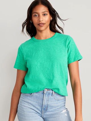 EveryWear Slub-Knit T-Shirt for Women | Old Navy (US)