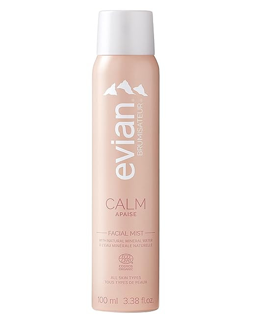 Amazon.com: Evian Calm Facial Mist | Hydrating Mineral Water Face Spray with Aloe & Jasmine | Cal... | Amazon (US)