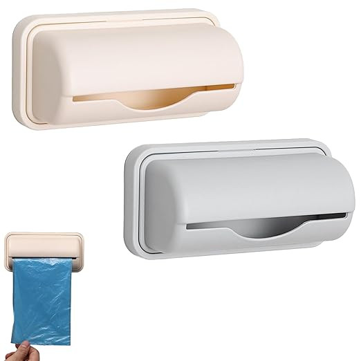 Gyinere 2 Pcs Small Bin Liner Kit,Trash Bag Dispenser for Bottom of Can,Trash Can Liner Dispenser... | Amazon (US)