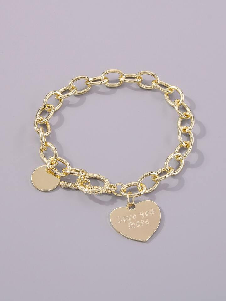 Heart Charm Bracelet | SHEIN